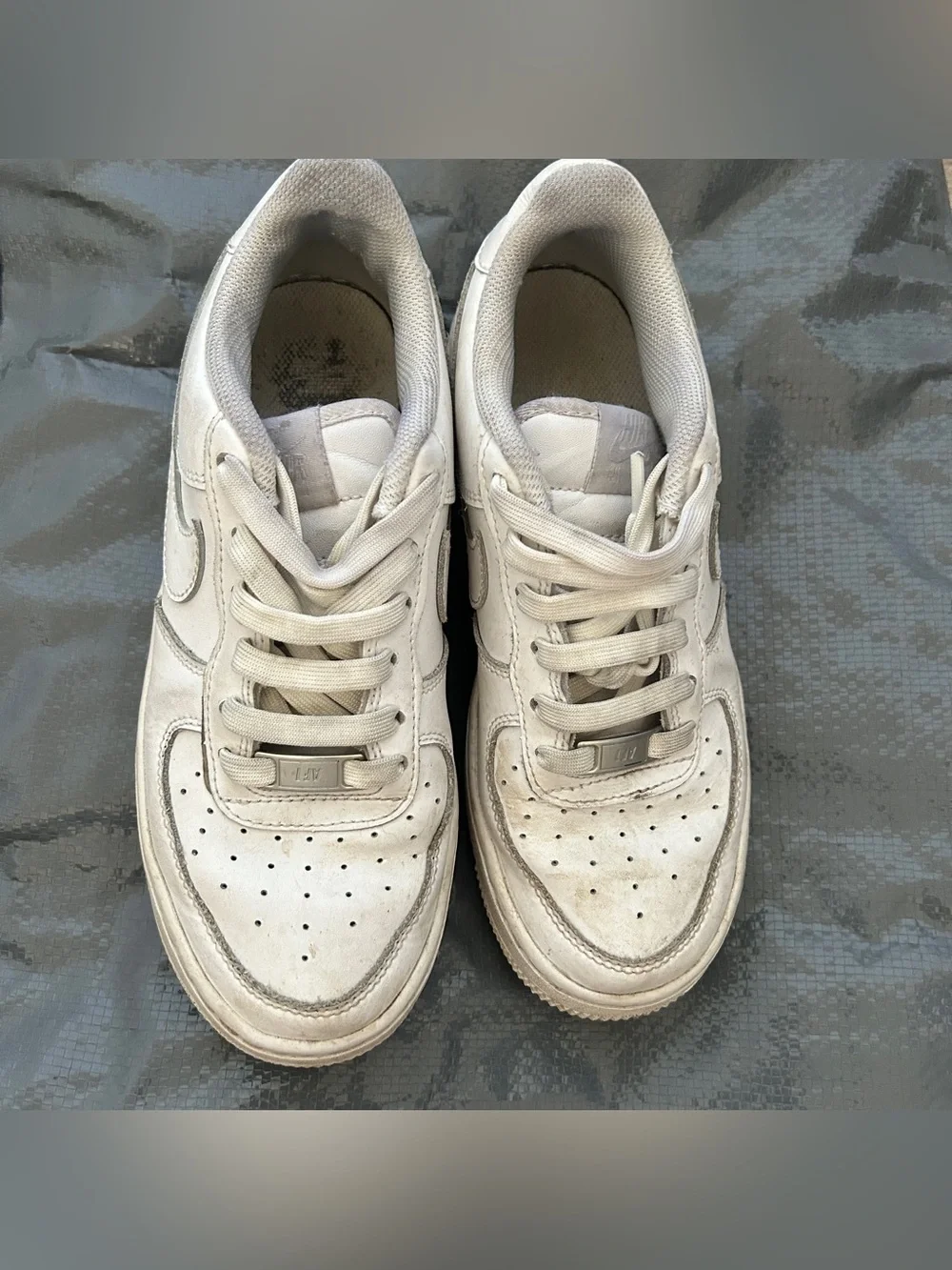 Nike Air Force Ones Low-top Size 4.5y Fit Women’s 6.5 white